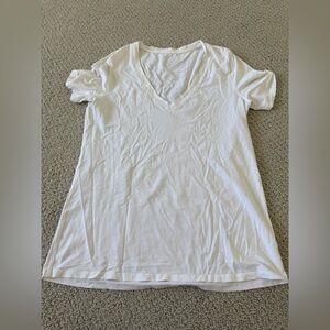 White Lululemon Short Sleeve T-Shirt